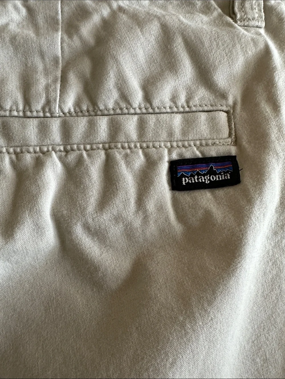 Patagonia - Men's Worn Wear Organic Cotton Shorts in Beige - 34